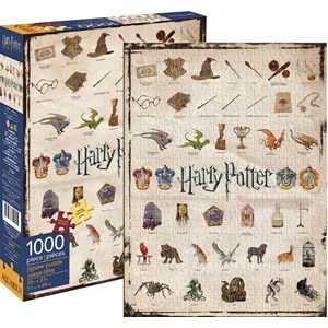 Aquarius (65270) - "Harry Potter Icons" - 1000 Teile Puzzle