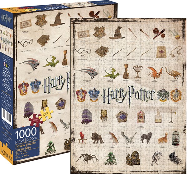 Aquarius (65270) - "Harry Potter Icons" - 1000 Teile Puzzle
