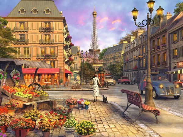 Ravensburger (16309) - Dominic Davison: "Vintage Paris" - 1500 Teile Puzzle