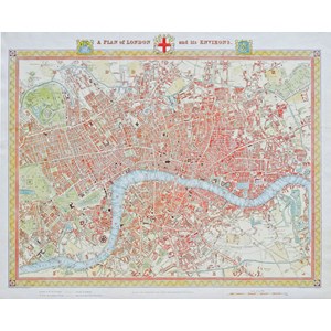 Piatnik (542442) - "London Map, 1831" - 1000 Teile Puzzle