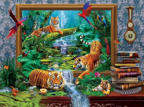SunsOut (74510) - Jan Patrik Krasny: "Out of the Jungle" - 1000 Teile Puzzle