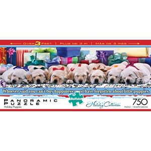 Buffalo Games (14047) - "Holiday Puppies" - 750 Teile Puzzle
