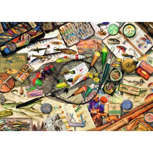 Ravensburger (19600) - Aimee Stewart: "Fishing Fun" - 1000 Teile Puzzle