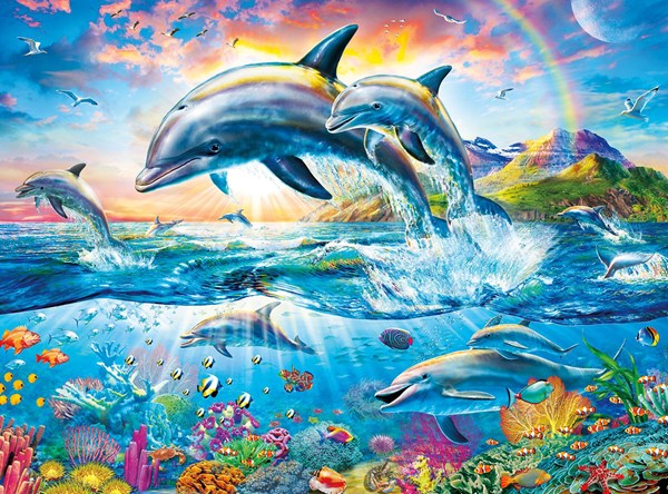 Buffalo Games (11709) - "Dolphin Paradise" - 1000 Teile Puzzle
