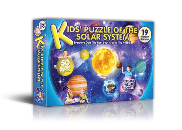 A Broader View (157) - "Kids' Puzzle of the Solar System" - 50 Teile Puzzle