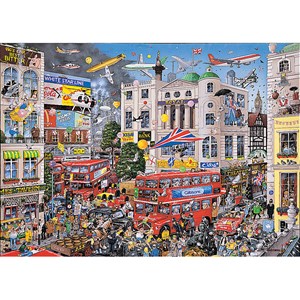 Gibsons (G579) - Mike Jupp: "I Love London" - 1000 Teile Puzzle