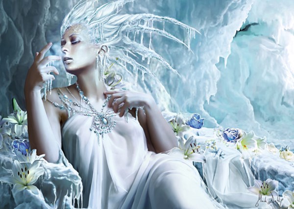 Schmidt Spiele (58166) - "Eisfee" - 1000 Teile Puzzle