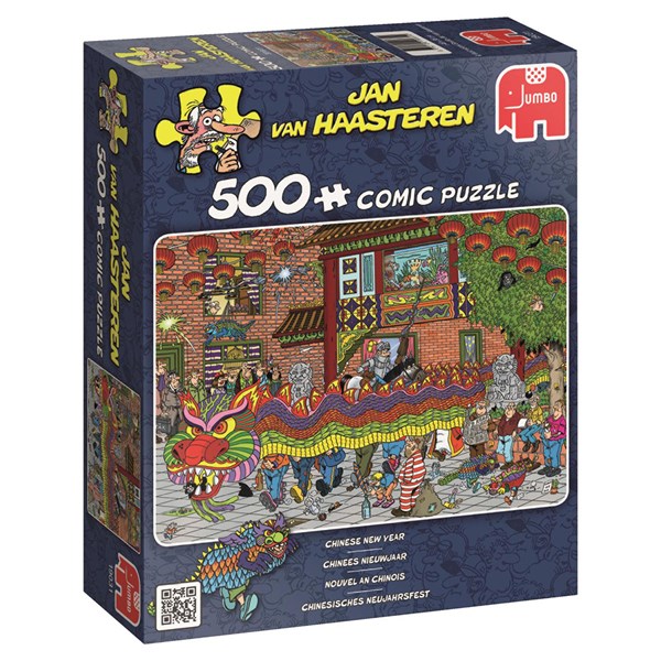 Jumbo (19031) - Jan van Haasteren: "Chinesisches Neujahrsfest" - 500 Teile Puzzle