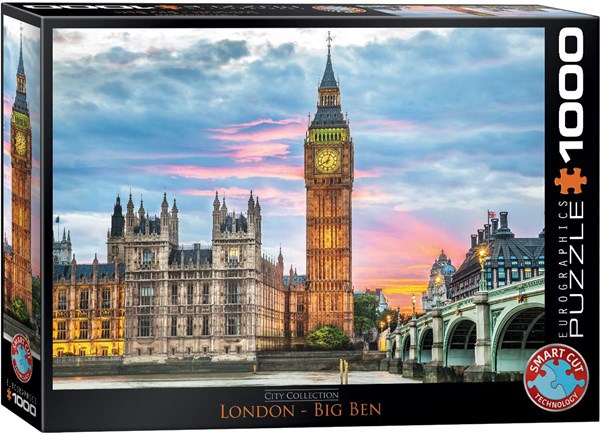 Eurographics (6000-0764) - "London, Big Ben" - 1000 Teile Puzzle