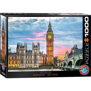 Eurographics (6000-0764) - "London, Big Ben" - 1000 Teile Puzzle