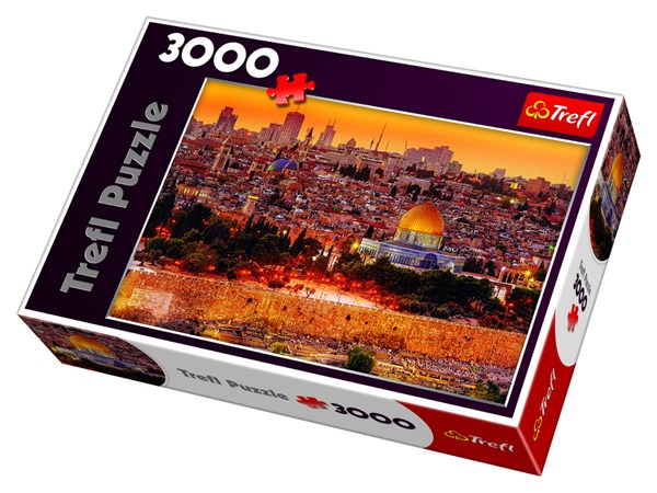 Trefl (33032) - "Die Dächer Jerusalems" - 3000 Teile Puzzle