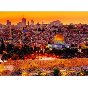 Trefl (33032) - "Die Dächer Jerusalems" - 3000 Teile Puzzle