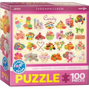 Eurographics (6100-0521) - "Süßigkeiten" - 100 Teile Puzzle