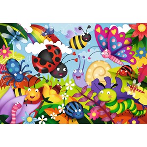 Ravensburger (05447) - "Cute Bugs" - 24 Teile Puzzle