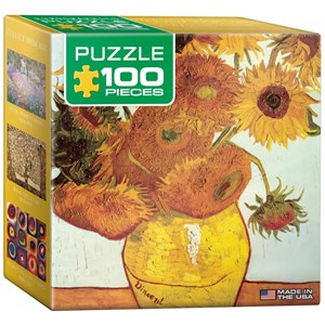 Eurographics (8104-3688) - Vincent van Gogh: "Twelve Sunflowers" - 100 Teile Puzzle
