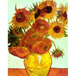 Eurographics (8104-3688) - Vincent van Gogh: "Twelve Sunflowers" - 100 Teile Puzzle