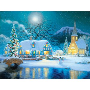 SunsOut (65289) - Richard Burns: "Country Snowfall" - 300 Teile Puzzle