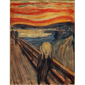 Clementoni (39377) - Edvard Munch: "Der Schrei" - 1000 Teile Puzzle