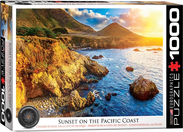Eurographics (6000-0691) - "Sonnenuntergang am Pazifik" - 1000 Teile Puzzle