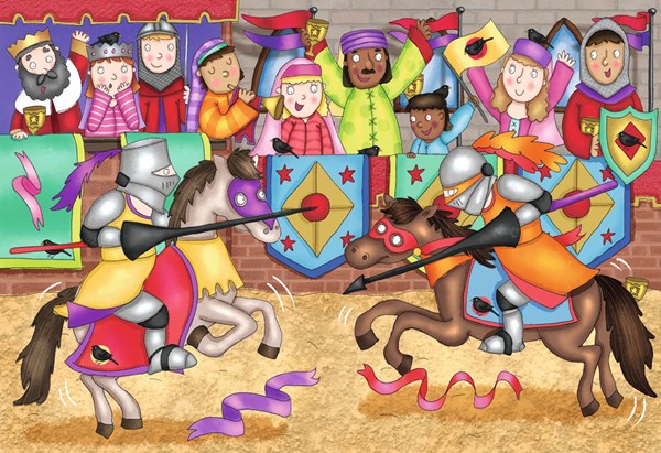Ravensburger (05457) - "At the Joust" - 24 Teile Puzzle