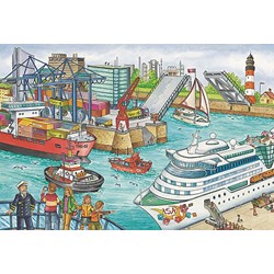 Schmidt Spiele (56508) - "Verkehrsmittel im Metallkoffer" - 26 48 Teile Puzzle