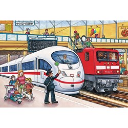 Schmidt Spiele (56508) - "Verkehrsmittel im Metallkoffer" - 26 48 Teile Puzzle