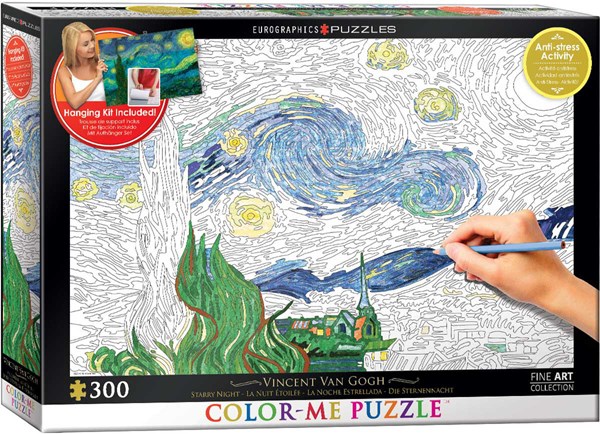 Eurographics (6033-0920) - Vincent van Gogh: "Die Sternennacht" - 300 Teile Puzzle