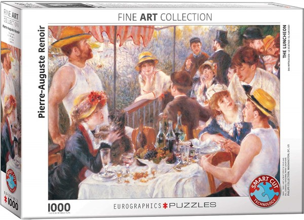 Eurographics (6000-2031) - Pierre-Auguste Renoir: "Frühstück der Ruderer" - 1000 Teile Puzzle