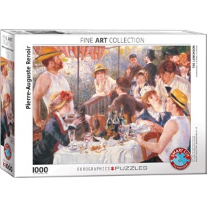 Eurographics (6000-2031) - Pierre-Auguste Renoir: "Frühstück der Ruderer" - 1000 Teile Puzzle