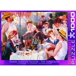 Eurographics (6000-2031) - Pierre-Auguste Renoir: "Frühstück der Ruderer" - 1000 Teile Puzzle