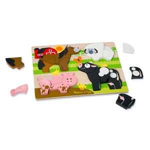 Melissa and Doug (1891) - "Jumbo Farm" - 5 Teile Puzzle