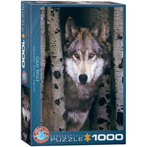 Eurographics (6000-1244) - "Grauer Wolf" - 1000 Teile Puzzle