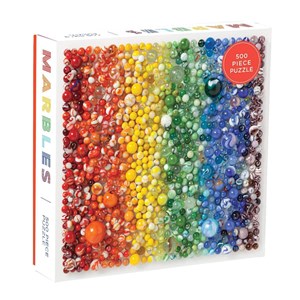 Chronicle Books / Galison (9780735351219) - "Regenbogenfarbene Murmeln" - 500 Teile Puzzle