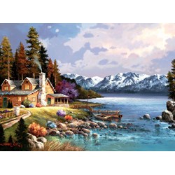 Anatolian (3534) - James Lee: "Berghütte" - 500 Teile Puzzle