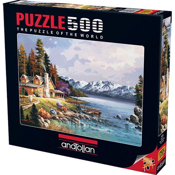 Anatolian (3534) - James Lee: "Berghütte" - 500 Teile Puzzle