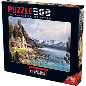 Anatolian (3534) - James Lee: "Berghütte" - 500 Teile Puzzle