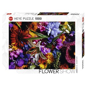 Heye (29739) - "Leuchtendes Blumenmeer" - 1000 Teile Puzzle