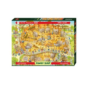 Heye (29639) - Marino Degano: "Funky Zoo Afrika" - 1000 Teile Puzzle