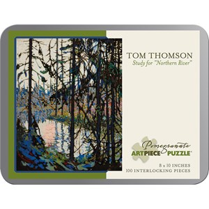 Pomegranate (AA860) - Tom Thomson: "Study for “Northern River”" - 100 Teile Puzzle