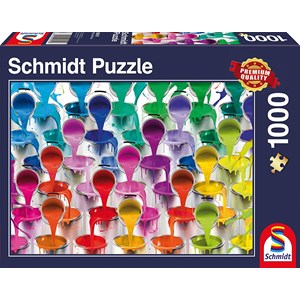 Schmidt Spiele (58219) - "Farbflut" - 1000 Teile Puzzle