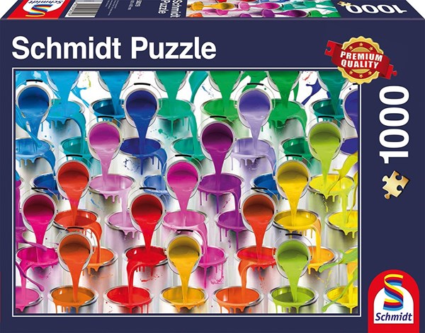 Schmidt Spiele (58219) - "Farbflut" - 1000 Teile Puzzle