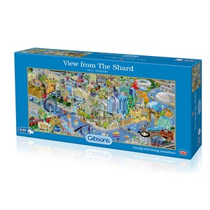 Gibsons (G4023) - "Blick von The Shard" - 636 Teile Puzzle