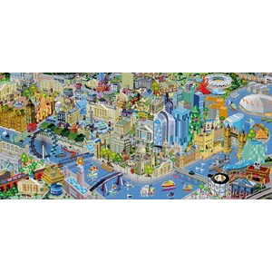 Gibsons (G4023) - "Blick von The Shard" - 636 Teile Puzzle