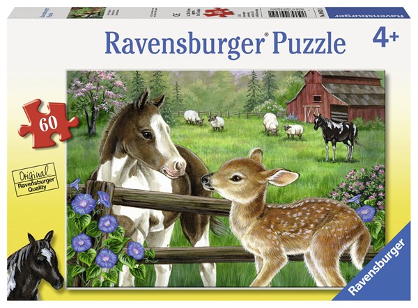Ravensburger (09625) - Jane Maday: "Neue Nachbarn" - 60 Teile Puzzle