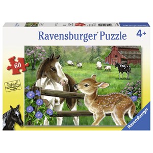 Ravensburger (09625) - Jane Maday: "Neue Nachbarn" - 60 Teile Puzzle