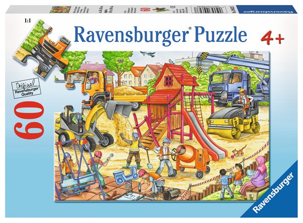 Ravensburger (09623) - "Building a Playground" - 60 Teile Puzzle