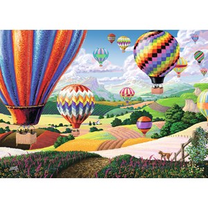 Ravensburger (14871) - Joseph Burgess: "Brilliant Balloons" - 500 Teile Puzzle