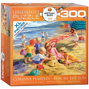 Eurographics (8300-0449) - Corinne Hartley: "Spaß in der Sonne" - 300 Teile Puzzle