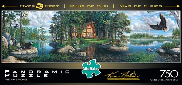 Buffalo Games (14055) - Kim Norlien: "Kim Norlien: Freedom's Promise" - 750 Teile Puzzle