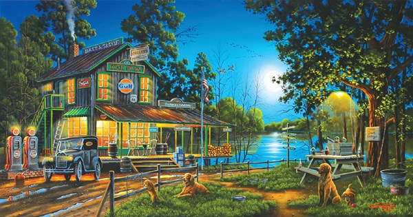 SunsOut (51310) - Geno Peoples: "Dixie Hollow General Store" - 1000 Teile Puzzle